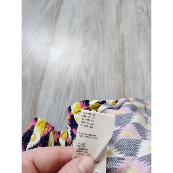 Anthropologie Easy Traveler Shorts Multicolor Elastic Waist Pockets Flowy Boho L - Picture 5 of 10